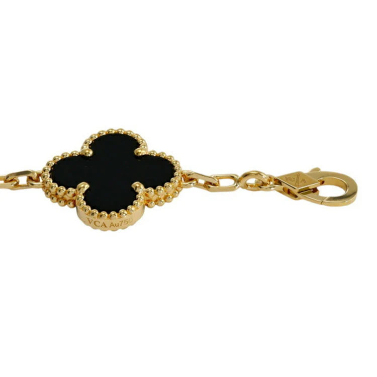 CLOVER STAINLESS STELL BRACELET
