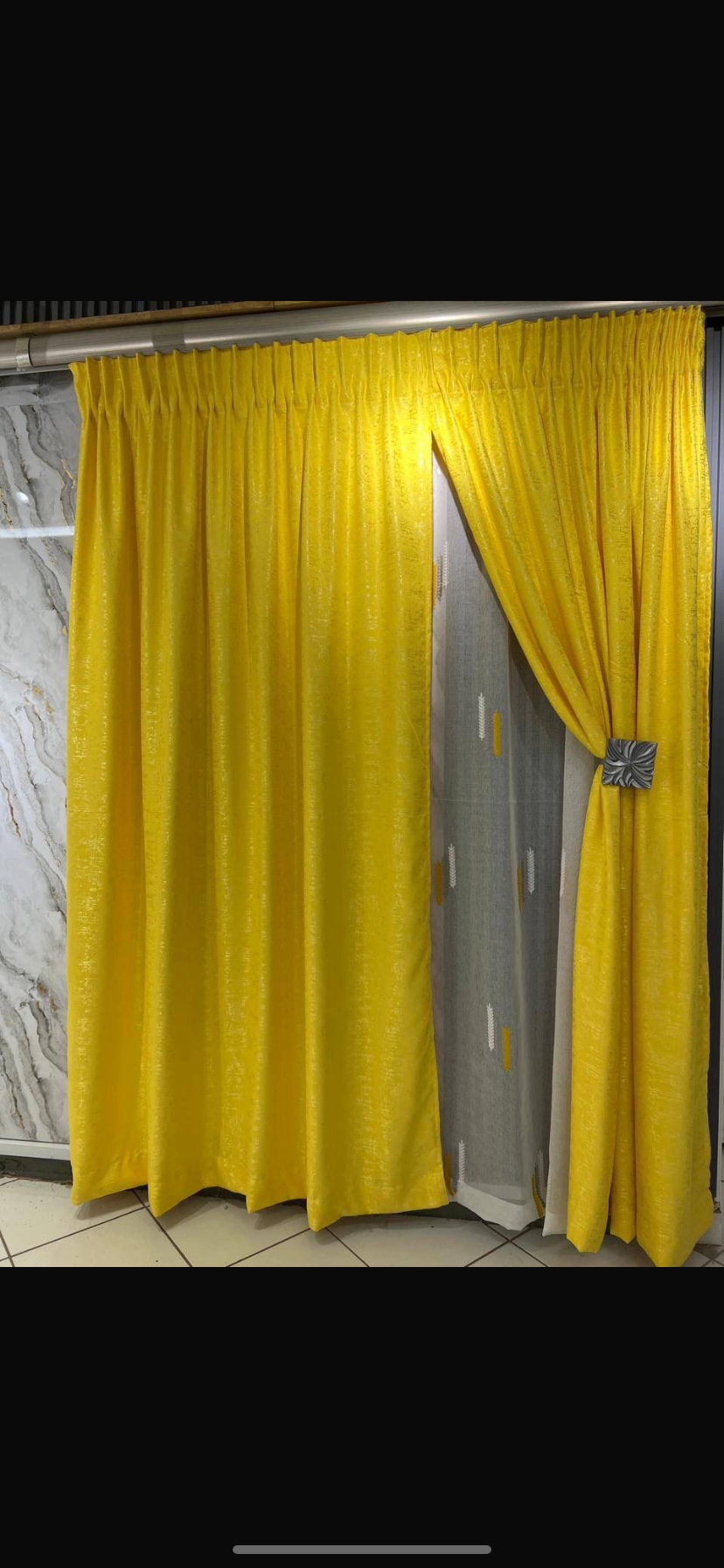 4m Curtains without lace