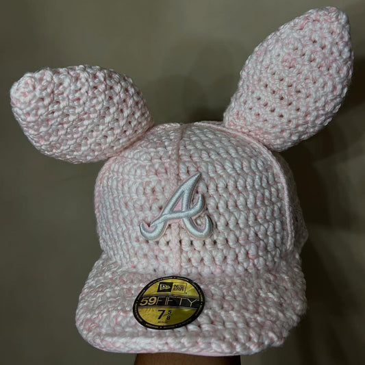 Crotchet fitted cap