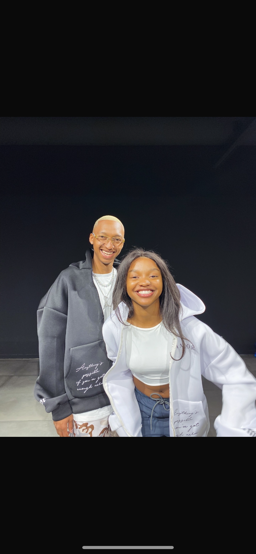 Amor zip up hoddie