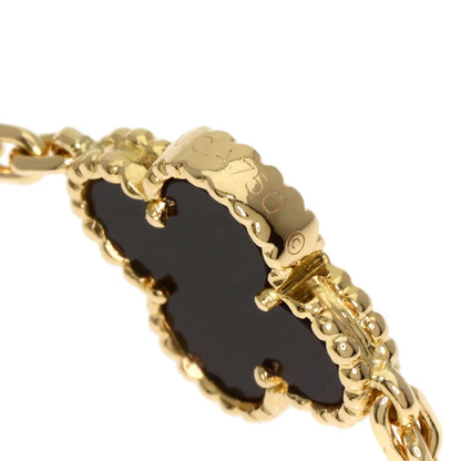 MIDNIGHT CLOVER STAINLESS STELL BRACELET