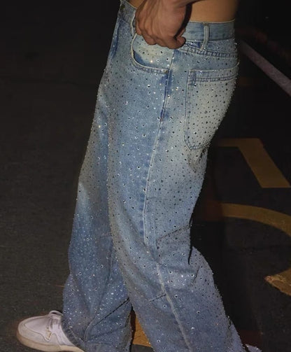 Baggy jeans x diamonds