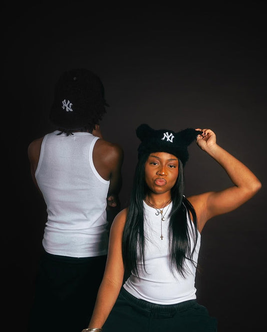 Crotchet fitted cap