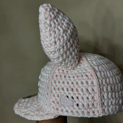 Crotchet fitted cap