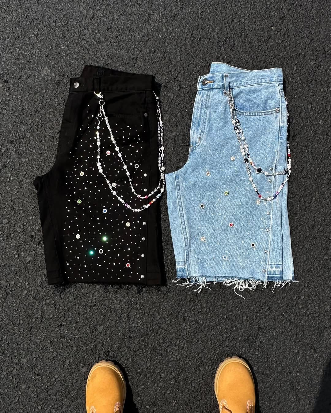 Combo Jorts x diamonds