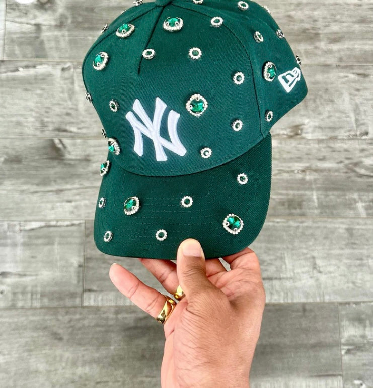 Green on Green NY Rhinestone