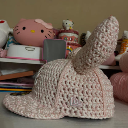 Crotchet fitted cap