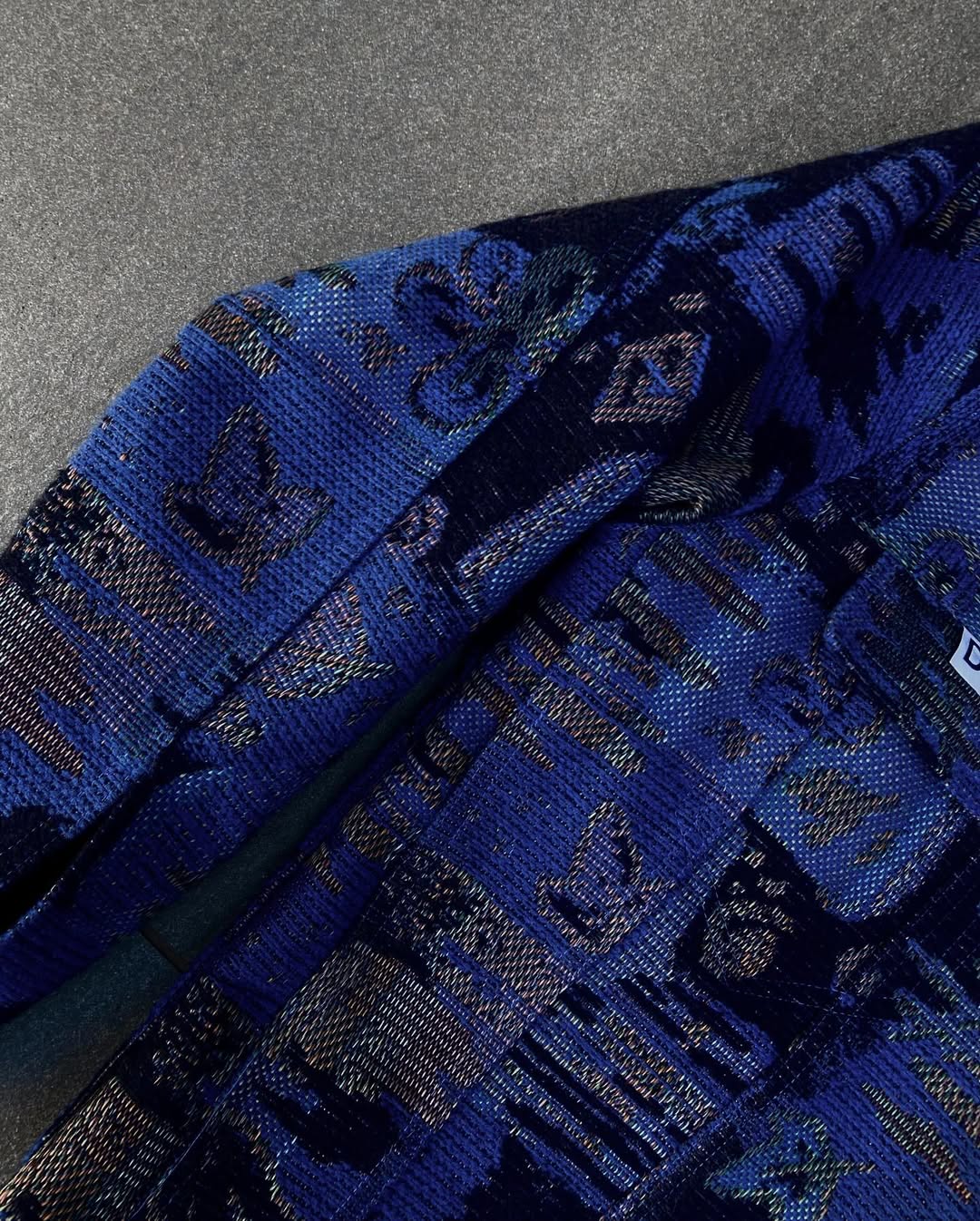 Deesus blue jacket customised