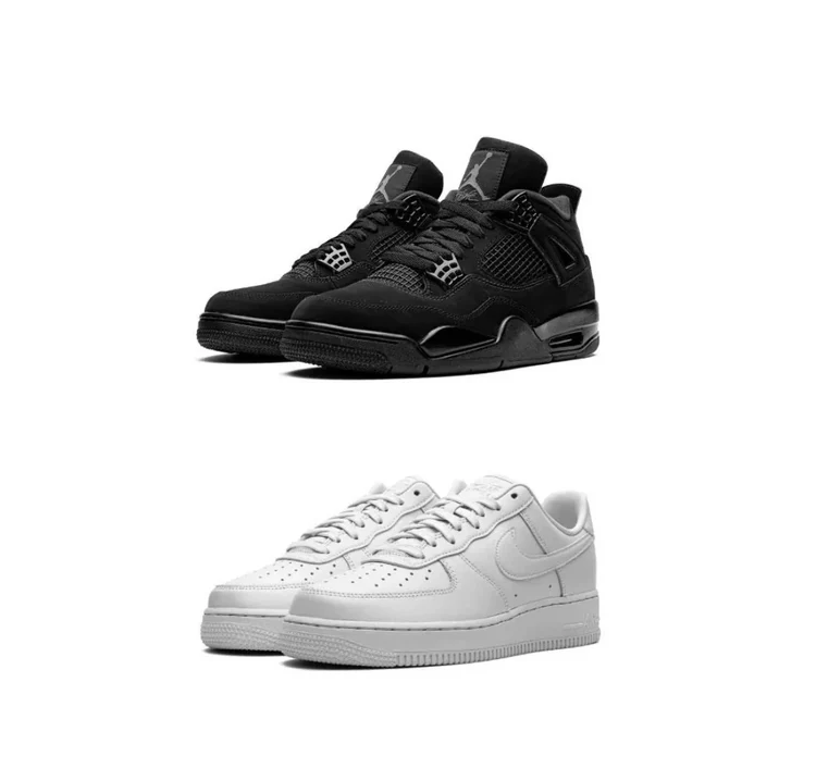 JORDANS 4 X AIRFORCE 1S