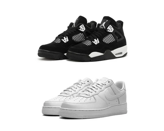 JORDANS X AIRFORCE 1S