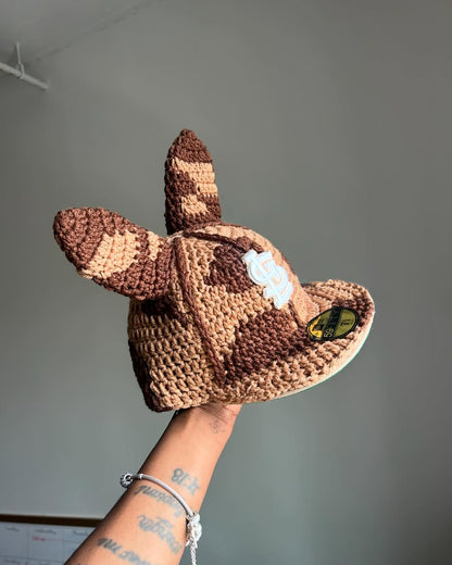 Crochet fitted cap