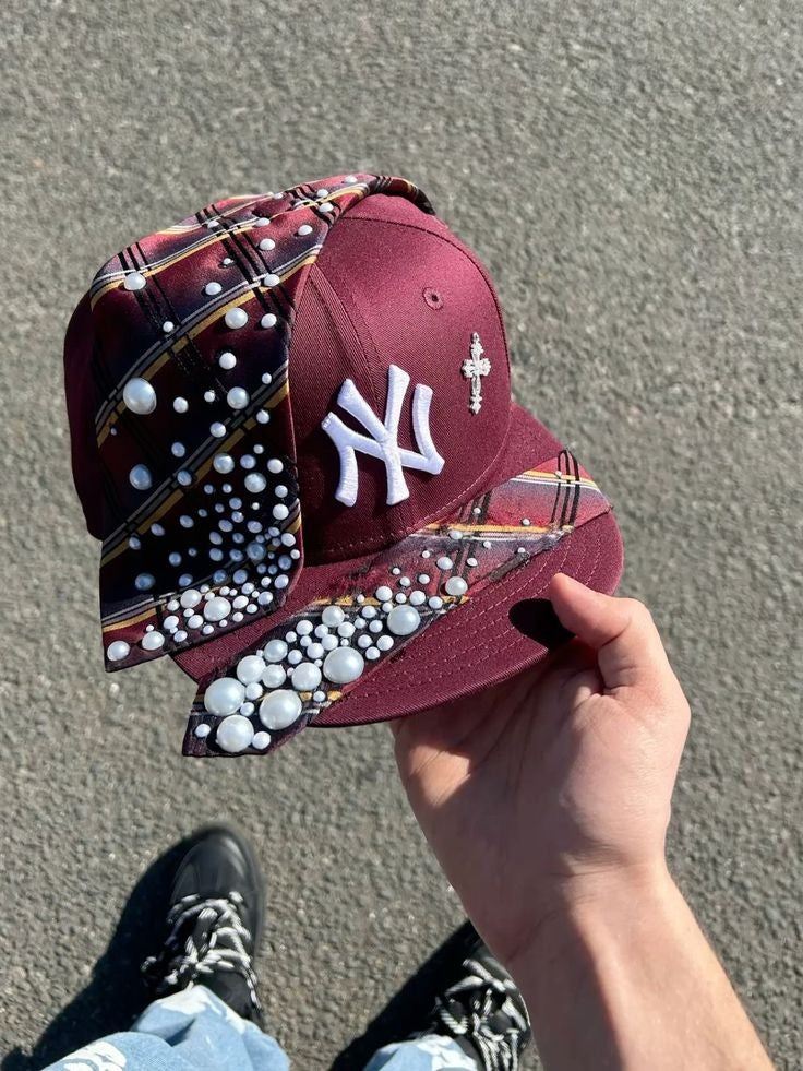 NY FIT X TIE WITH PEARLS