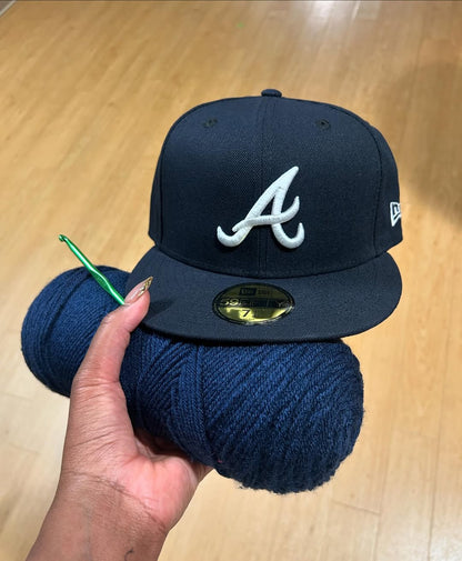 Crochet fitted cap